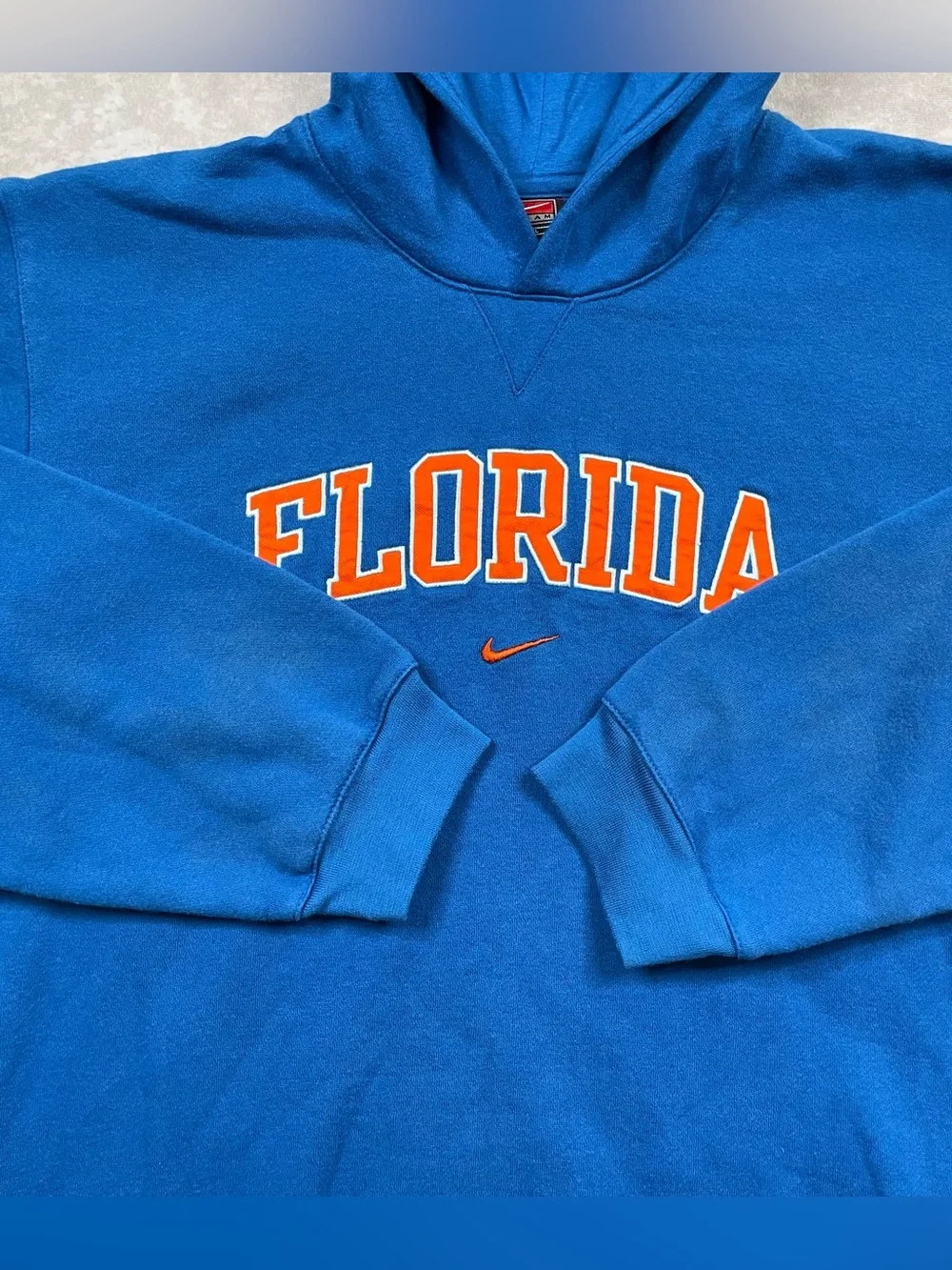 Florida Gators UF Nike Hoodie Youth Teens XL Blue Center Swoosh Sweatshirt